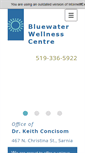 Mobile Screenshot of bluewaterwellness.ca